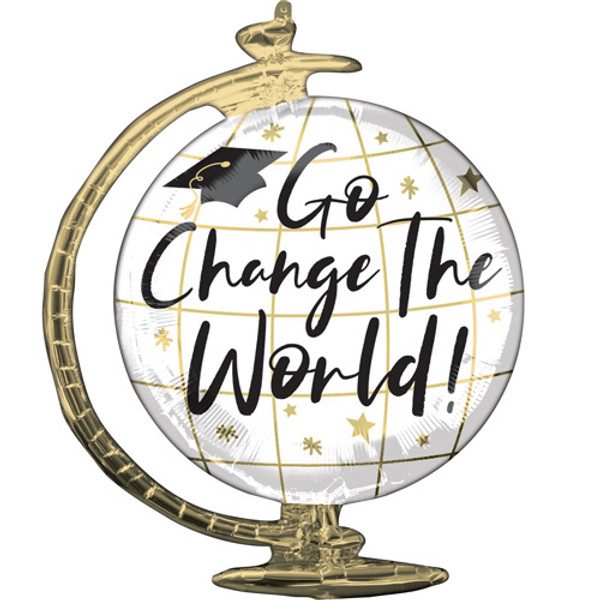 Amscan 23 inch Change The World Globe Supershape Foil Balloon_4091601-500__72401 (1)