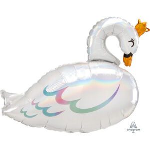 Amscan 29 inch Swan Iridescent Supershape Foil Balloon_4121301-2-500__62113