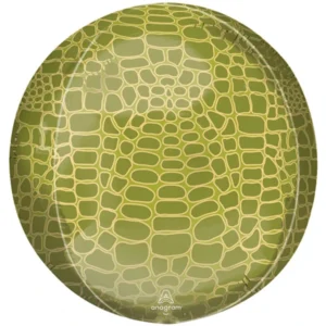 Anagram 16 inch Animalz Orbz Alligator Print Foil Balloon_4280101-500__75682