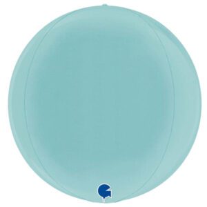 Grabo 15 inch Globe Pastel Blue Foil Balloon_74106PB-500__06415