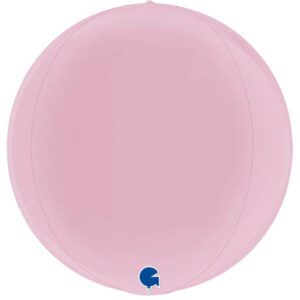 Grabo 15 inch Globe Pastel Pink Foil Balloon_74107PP-500__89128