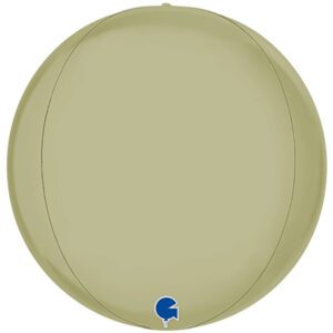 Grabo 15 inch Globe Satin Olive Green Foil Balloon_1574100SOGR-500__84185