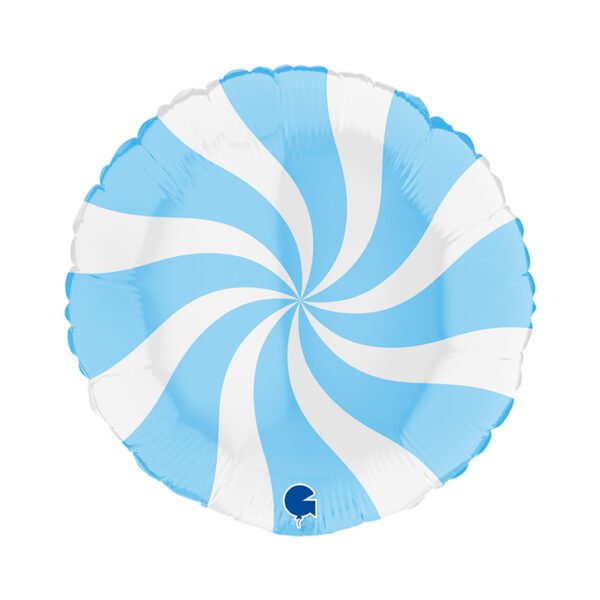 Buy Grabo 18 inch Blue & White Swirly Foil Balloon | Balloons4U