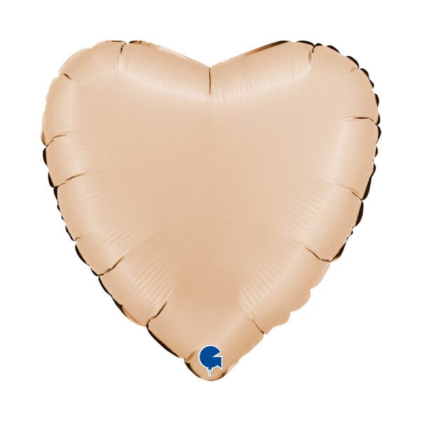 Buy Grabo 18 inch Satin Nude Heart Foil Balloon | Balloons4u