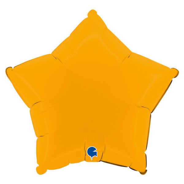 Buy Grabo 18 inch Matte Mustard Star Foil Balloon | Balloons4u