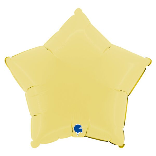 Buy Grabo 18 inch Matte Yellow Star Foil Balloon | Balloons4u