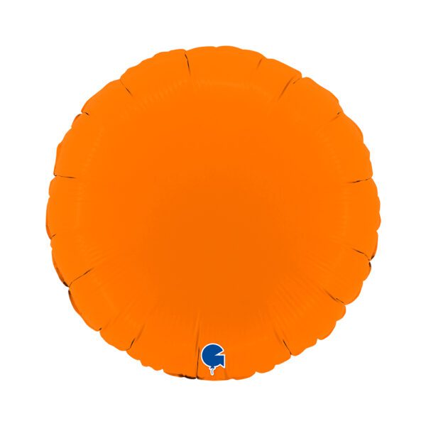Buy Grabo 18 inch Round Matte Orange Foil Balloon | Balloons4u