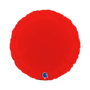 Grabo 18 inch Round Matte Red Foil Balloon_181000mr-round-18inc-matte-red-b