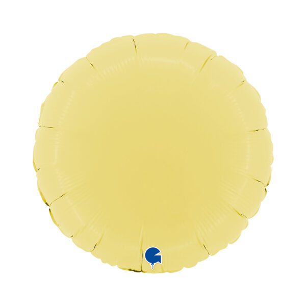 Buy Grabo 18 inch Round Matte Yellow Foil Balloon | Balloons4u