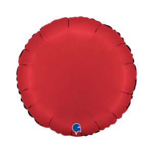 Grabo 18 inch Round Satin Rubin Red Foil Balloon_181s05rr-round-18inc-satin-rubin-red-b