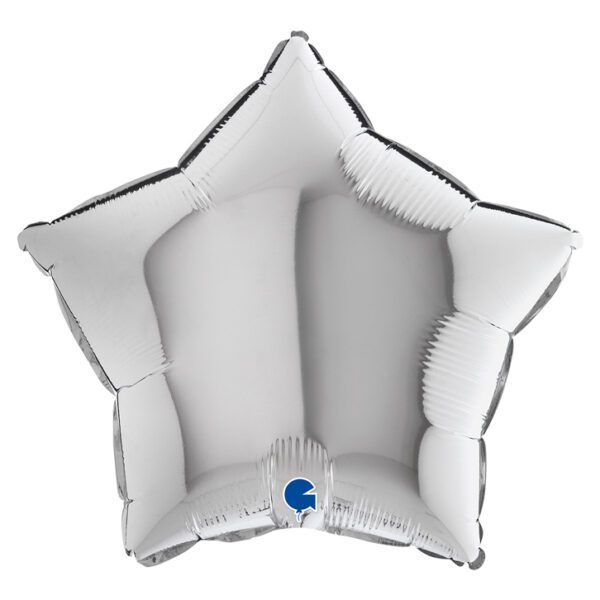 Buy Grabo 18 inch Silver Star Foil Balloon | Balloons4u