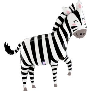 Grabo 50 inch Jungle Zebra Foil Balloon_25208-jungle-zebra-b