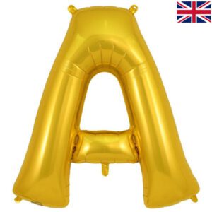 Oaktree 34 inch Letter A Gold Foil Balloon _605145-500__93189