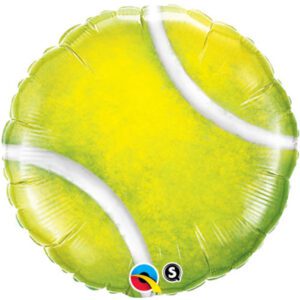 Qualatex 18 inch Tennis Ball Round Foil Balloon_21893@-FB-TB-500__01897