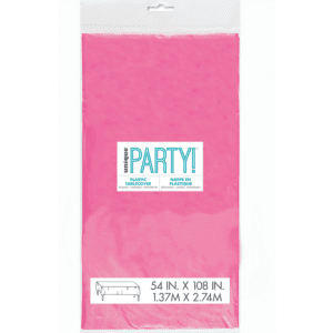 Unique 1.37M x 2.74M Plastic Hot Pink Tablecover_20984315_closed_a06_@2