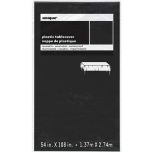 Unique 1.37M x 2.74M Plastic Midnight Black Tablecover_u50349njpg.image.550x550