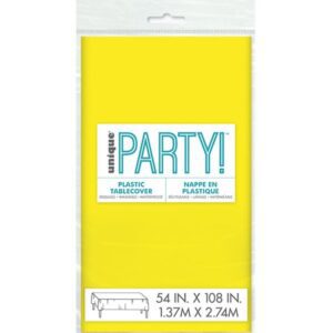 Unique 1.37M x 2.74M Plastic Neon Yellow Tablecover_bright-yellow-plastic-reusable-tablecovers-35596jpg.image.550x550