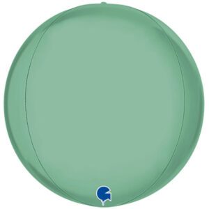 Grabo 15 inch Globe Platinum Tiffany Blue Foil Balloon_741P03Ti-500__05360