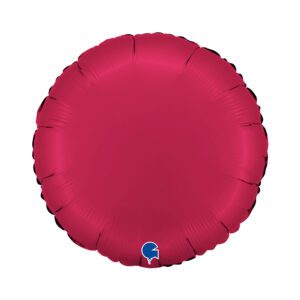Grabo 18 inch Round Satin Cherry Foil Balloon_181s03cy-round-18inc-satin-cherry-b