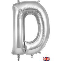 Oaktree 34 inch Letter D Silver Foil Balloon _604834-silver-d-letterjpg.image.200x200