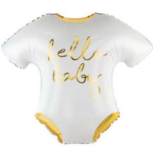 Party Deco 20 inch Hello Baby Romper Foil Balloon_FB64-008-019ME-500__89289