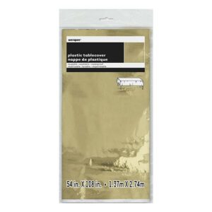 Unique 1.37M x 2.74M Gold Foil Tablecover_50411_1__62985