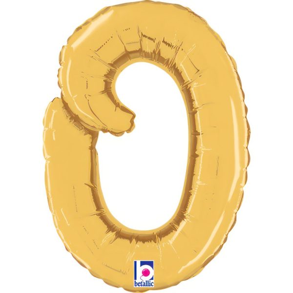 Grabo 14 inch Letter o Script Gold Foil Balloon_34715g-letter-o-script-gold-b.jpg