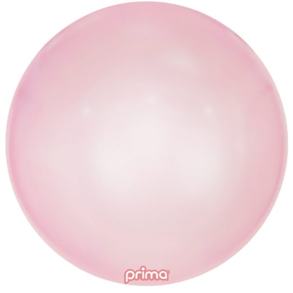 Prima 20 inch Pink Metallic Sphere Foil Balloon