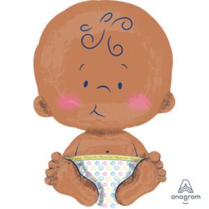 Amscan 24 inch Celebrate Baby Supershape Foil Balloon_3520101-500__13733