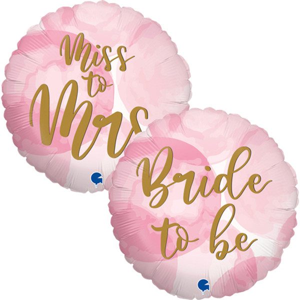 Grabo 18 inch Bride To Be Round Foil Balloon_G78000-P-v2-500__40930