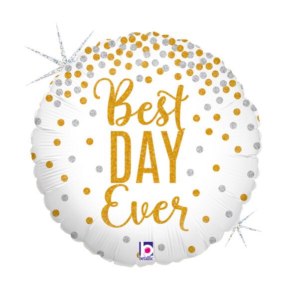 Buy Grabo 18 inch Glittering Best Day Ever Foil Balloon | Balloons4u