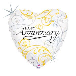 Grabo 18 inch Happy 25th Anniversary Heart Filigree Foil Balloon _86764h-h18-filigree-anniversary-b.jpg