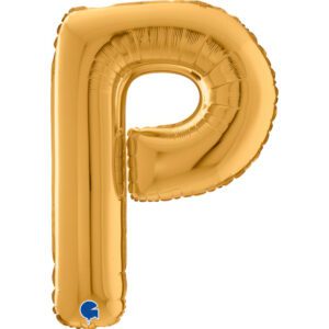Grabo 26 inch Letter P Gold Foil Balloon_26352g-letter-p-gold-26inc-b.jpg