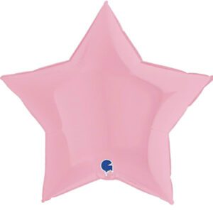 Grabo 36 inch Matte Pink Star Foil Balloon_362M03Pk-P-500__00001