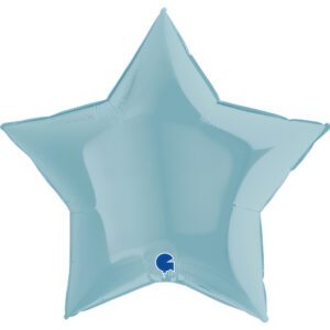 Grabo 36 inch Pastel Blue Star Foil Balloon_36221pb-star-36inc-pastel-blue-b