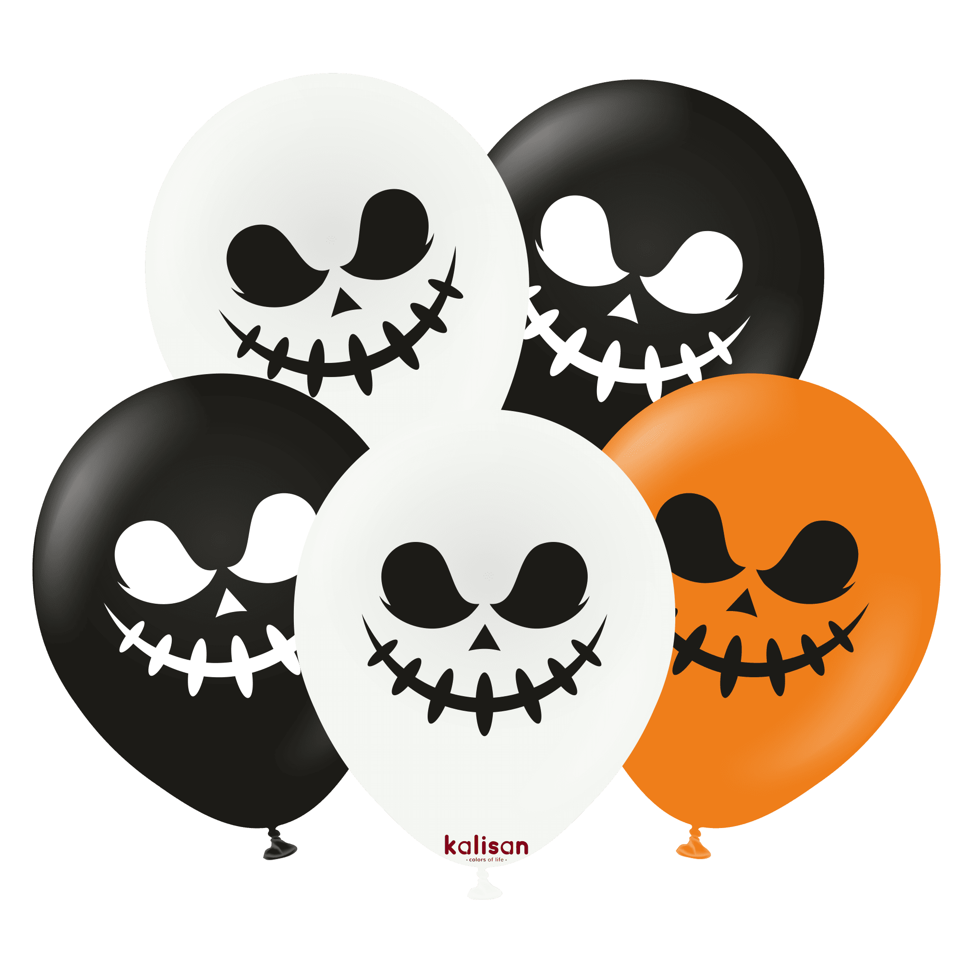 Kalisan 12inch Halloween Face 2 Latex Balloons_2125851.png