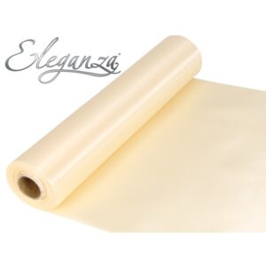 Oaktree Eleganza Champagne Gold Satin Fabric 29cm x 20m Roll_29cm-wide-satin-fabric-party-venue-wedding-table-decor-craft-eleganza