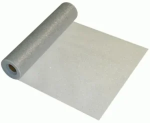 Oaktree Metallic Silver Tulle Finesse 12inch x 25yard Roll_bg223026 12inch Silver.webp