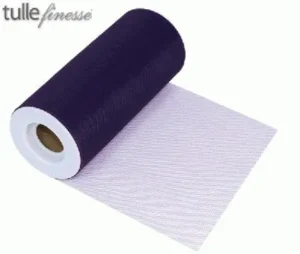 Oaktree Navy Blue Tulle Finesse 6inch x 25yard Roll_bg222838_6inch_NavyBlue.webp