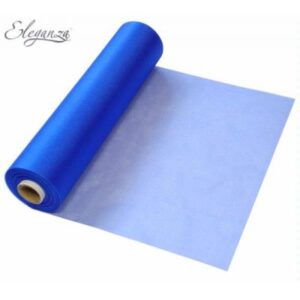 Oaktree Royal Blue Organza 29cm x 25m Roll _162698