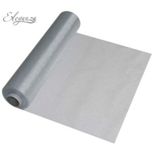 Oaktree Silver Organza 29cm x 25m Roll _o221763jpg.image.550x550