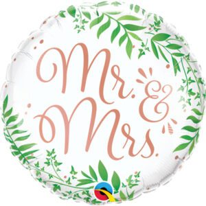 Qualatex 18 inch Mr & Mrs Elegant Greenery Foil Balloon_10402-500__44349.jpg