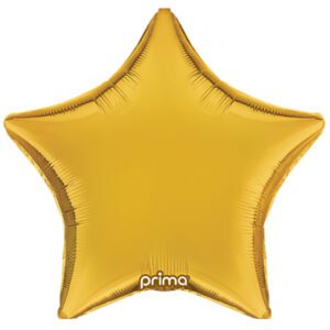 Prima 18 inch Gold Star Foil Balloon