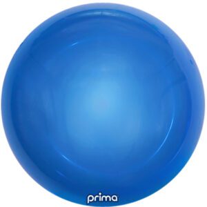 Prima 20 inch Blue Metallic Sphere Foil Balloon