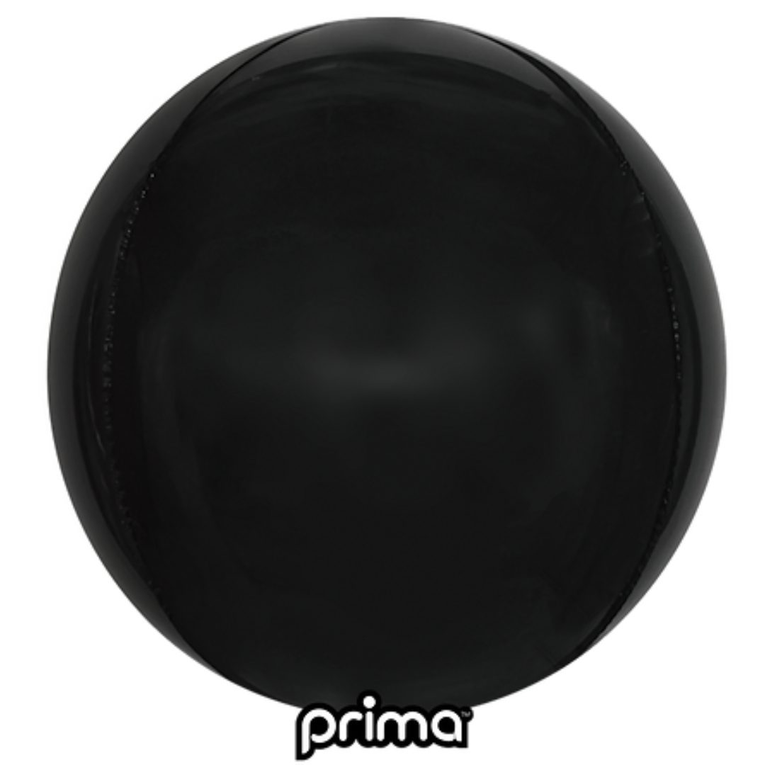 Prima 40 inch Giant Black Sphere Foil Balloon