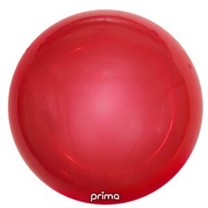 Prima 20 inch Red Metallic Sphere Foil Balloon