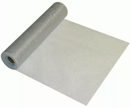 Oaktree Metallic Silver Tulle Finesse 12inch x 25yard Roll_bg223026 12inch Silver.webp