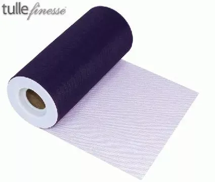 Oaktree Navy Blue Tulle Finesse 6inch x 25yard Roll_bg222838_6inch_NavyBlue.webp