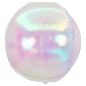 B4U 60 inch Clear Iridescent Round Foil Balloon