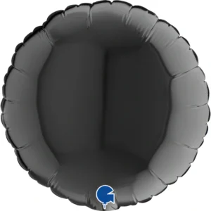 09104k-round-09inc-black-b_Grabo 4 inch Black Round Mini Foil Balloon (Air-Filled)
